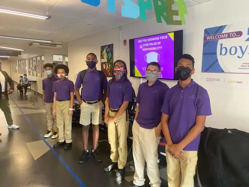 Bronx charter school launches school year with 8th annual Male Hero Walk